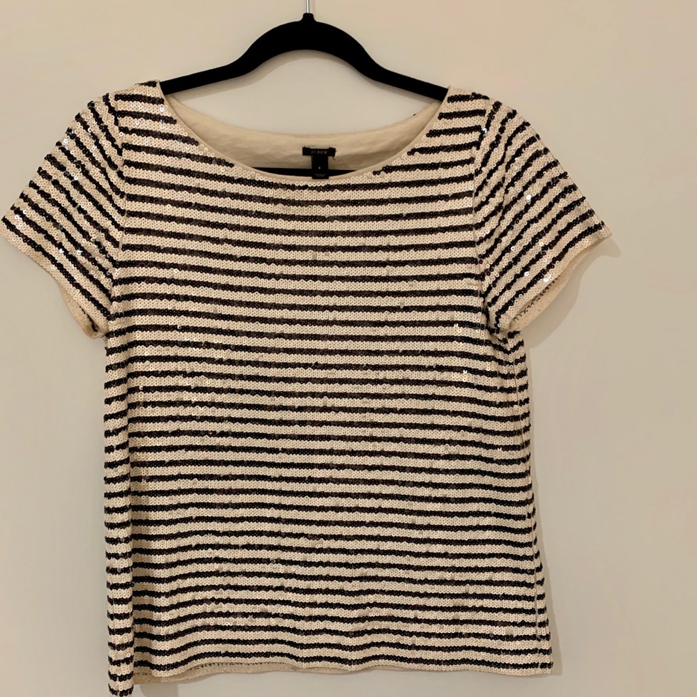Jcrew Sequin Top - image 1